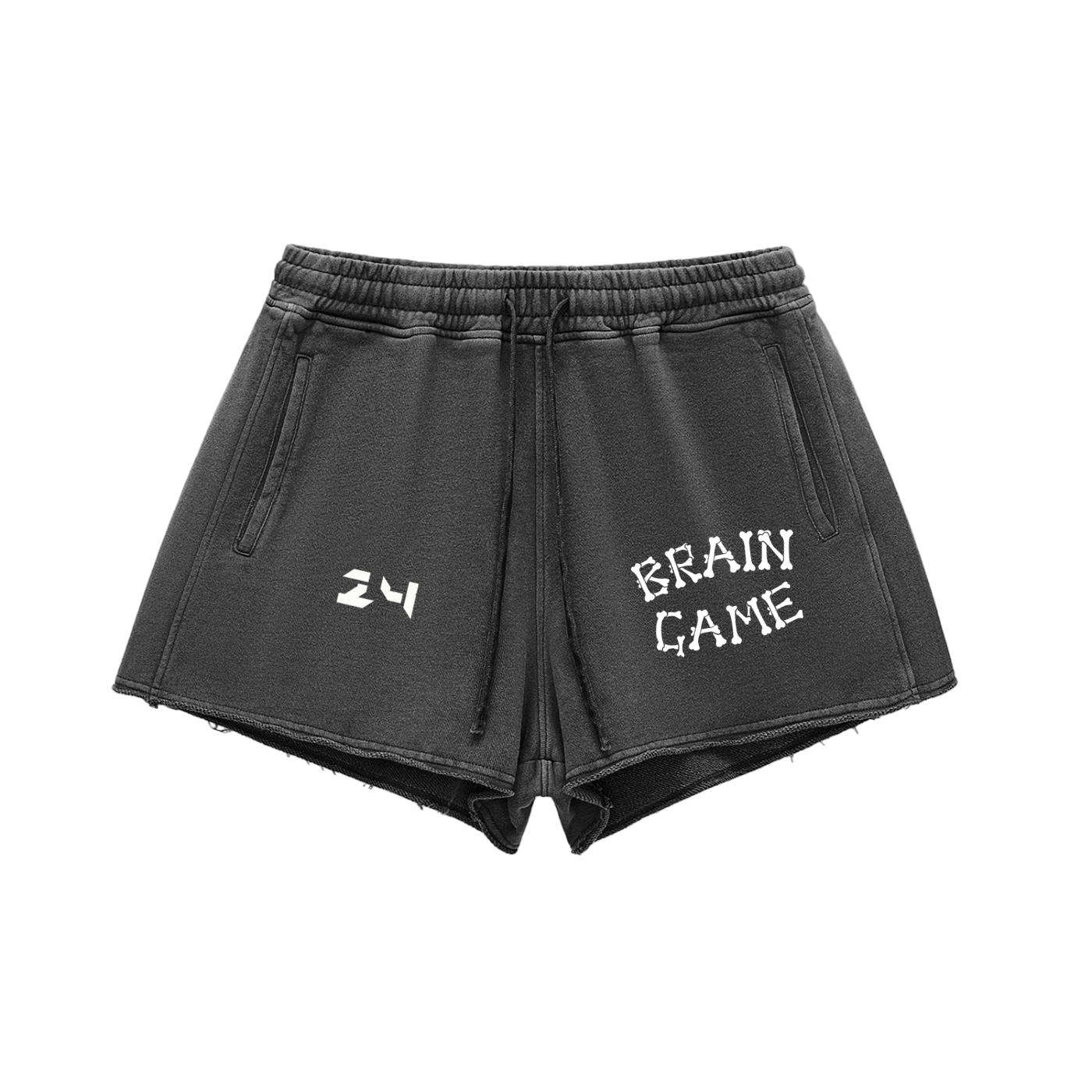 BG Women’s Raw Edge Drawstring Shorts
