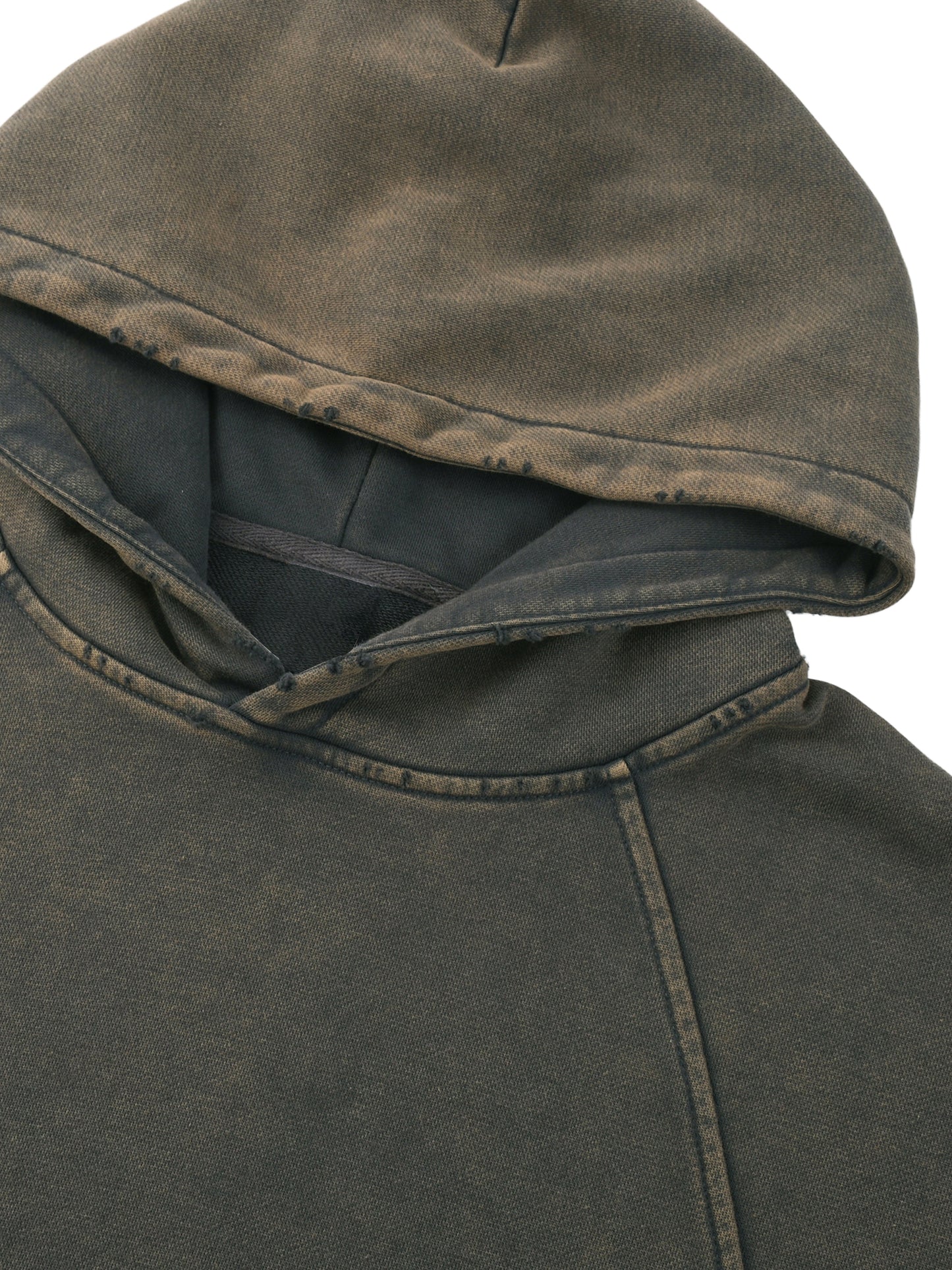 BG Frayed-Hem Hoodie