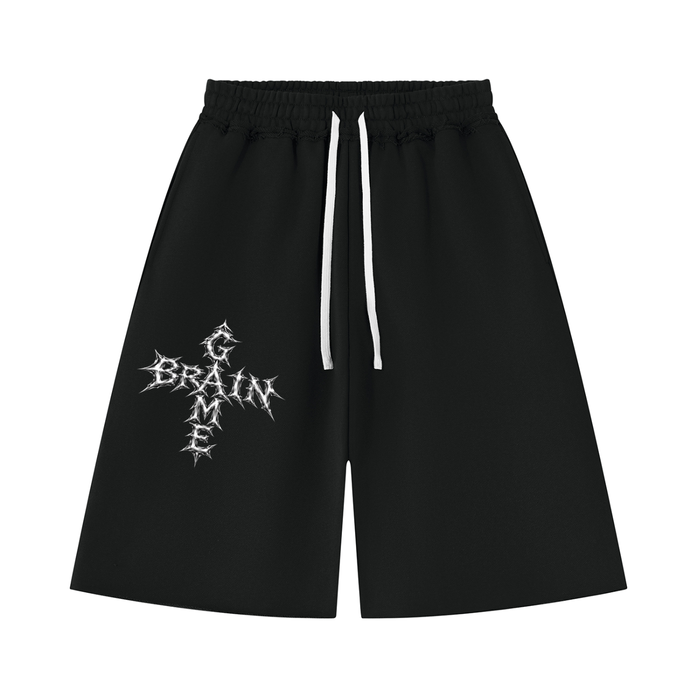 BG “Almighty” Heavyweight Raw Edge Shorts
