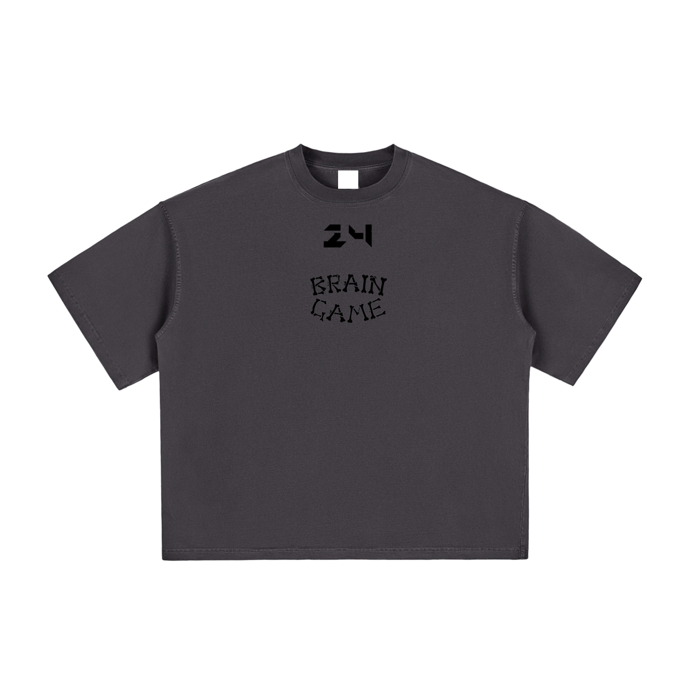 BG Vintage Washed T-Shirt(Boxy)