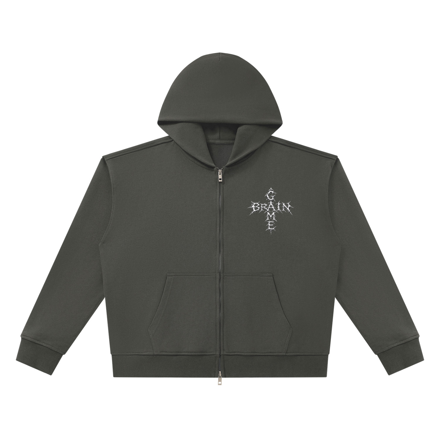 BG “Almighty” Heavyweight Full Zip Hoodie