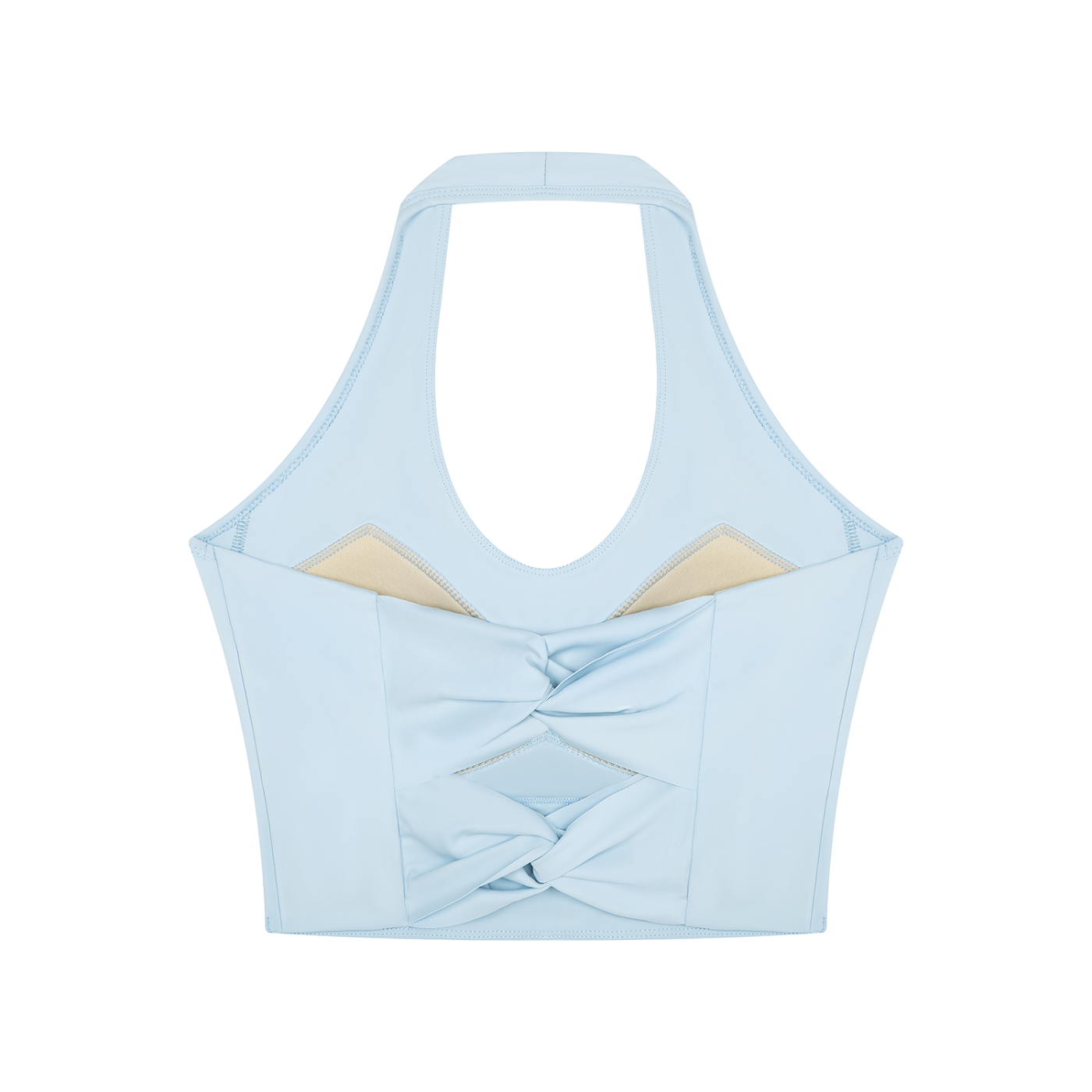 BG Women's “Back Loop” Halter Yoga Sports Bra