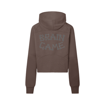 BG Women’s Cropped Half-Zip Hoodie