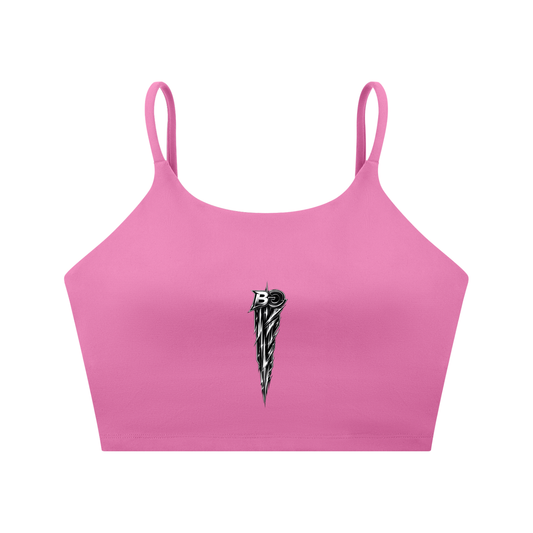 BG Spaghetti Strap Yoga Sports Bra