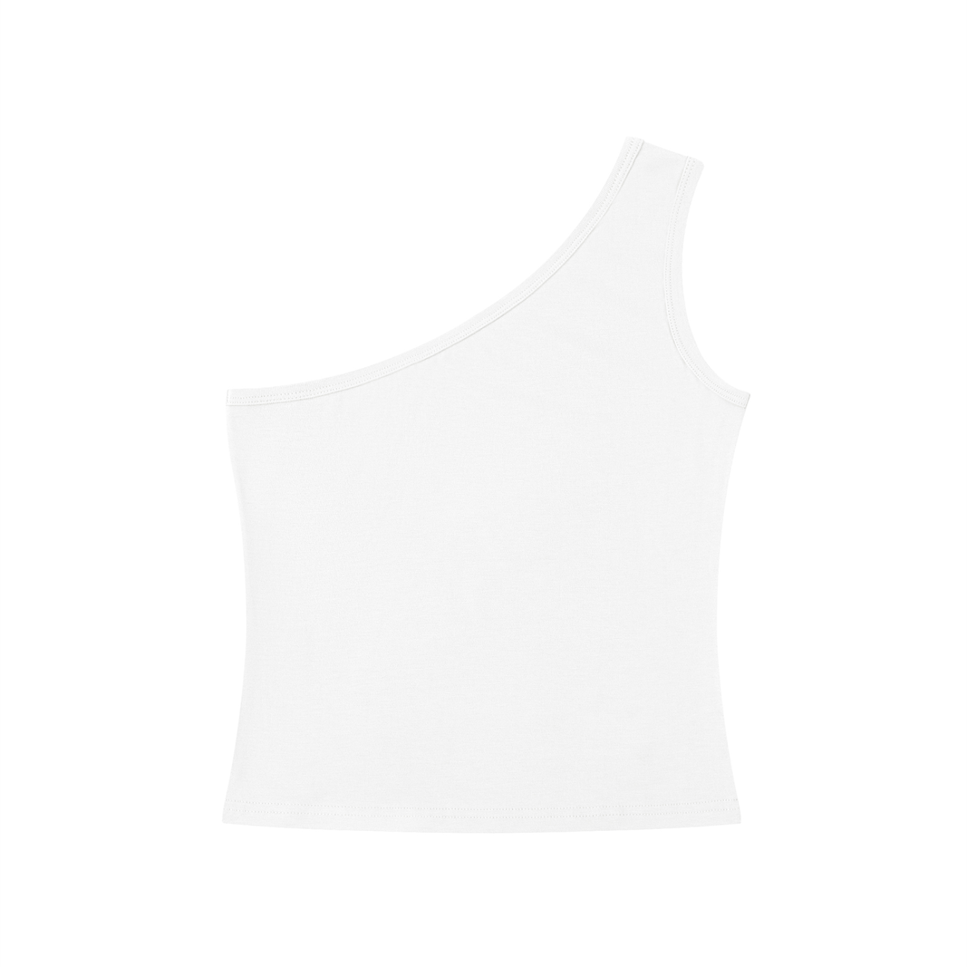 BG Women's One-Shoulder Crop T-Shirt