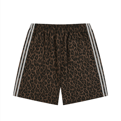 BG Unisex Heavyweight Leopard Shorts