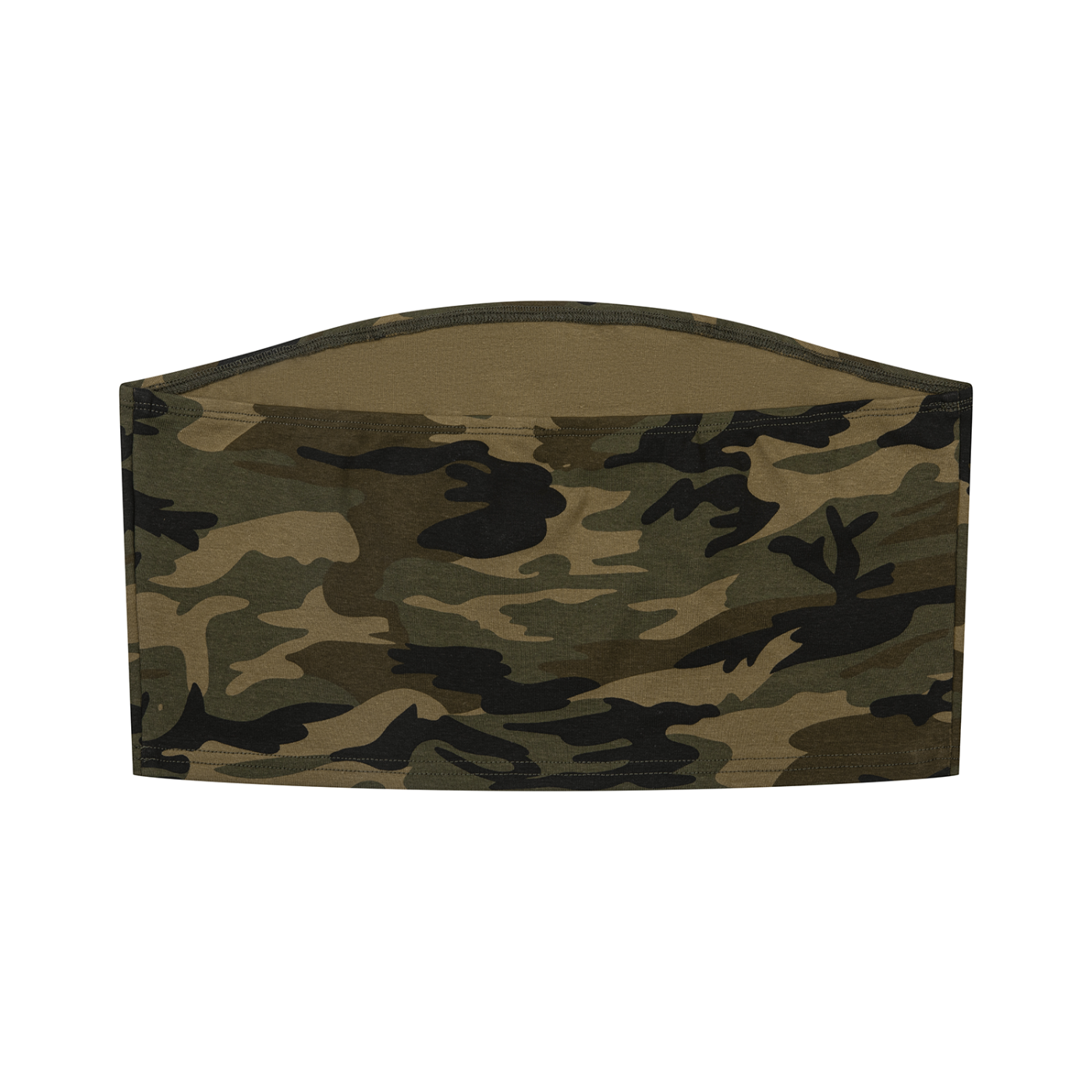 BG Women’s “Royalty” Camo Cropped Tube Top