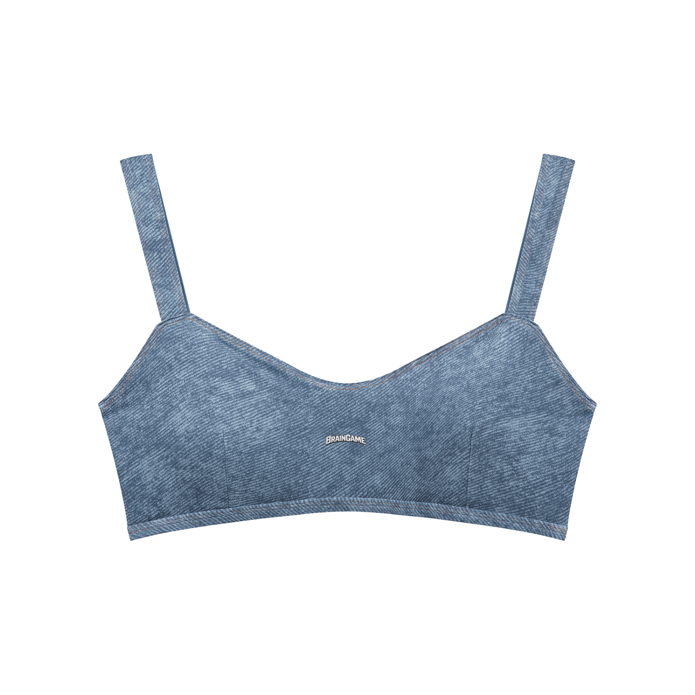 BG Women's Faux Denim Sports Bra