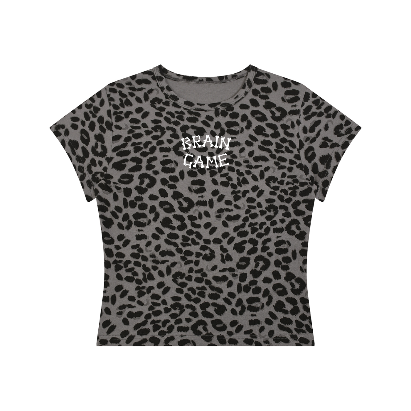 BG Women’s Leopard Crop T-Shirt