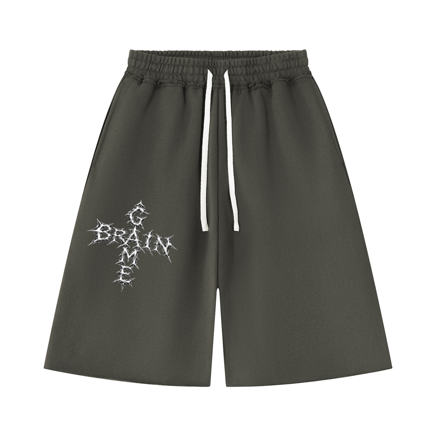 BG “Almighty” Heavyweight Raw Edge Shorts