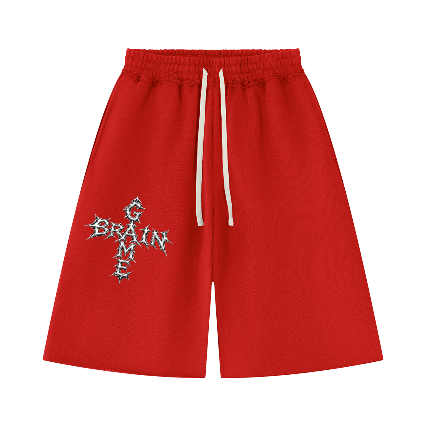 BG “Almighty” Heavyweight Raw Edge Shorts
