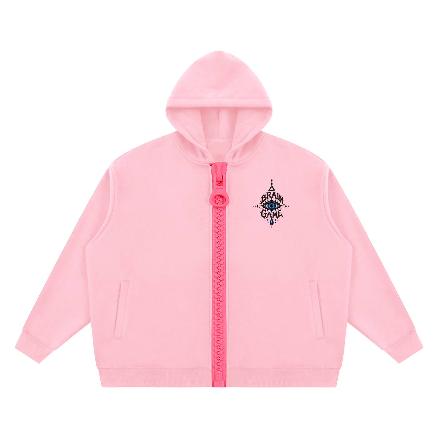 BG Unisex Oversized “Fat-Zip” Hoodie