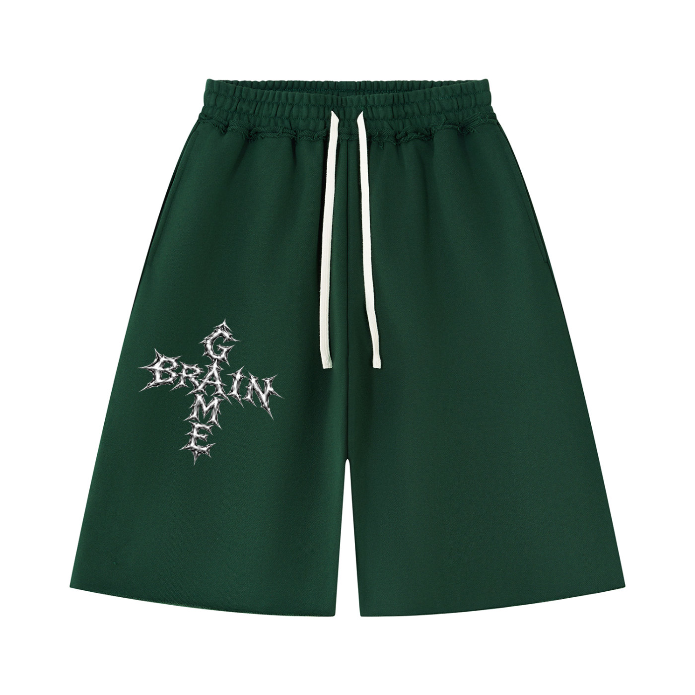 BG “Almighty” Heavyweight Raw Edge Shorts