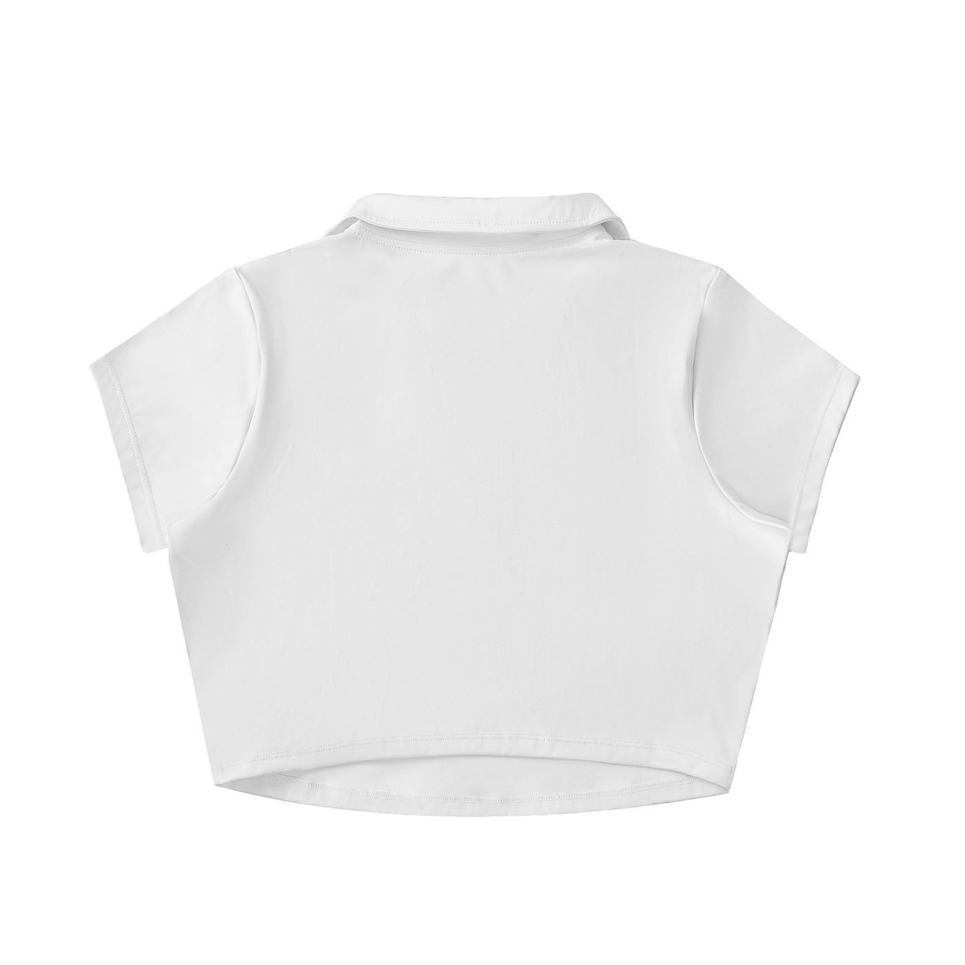 BG Women’s V-Neck Lapel Crop Top