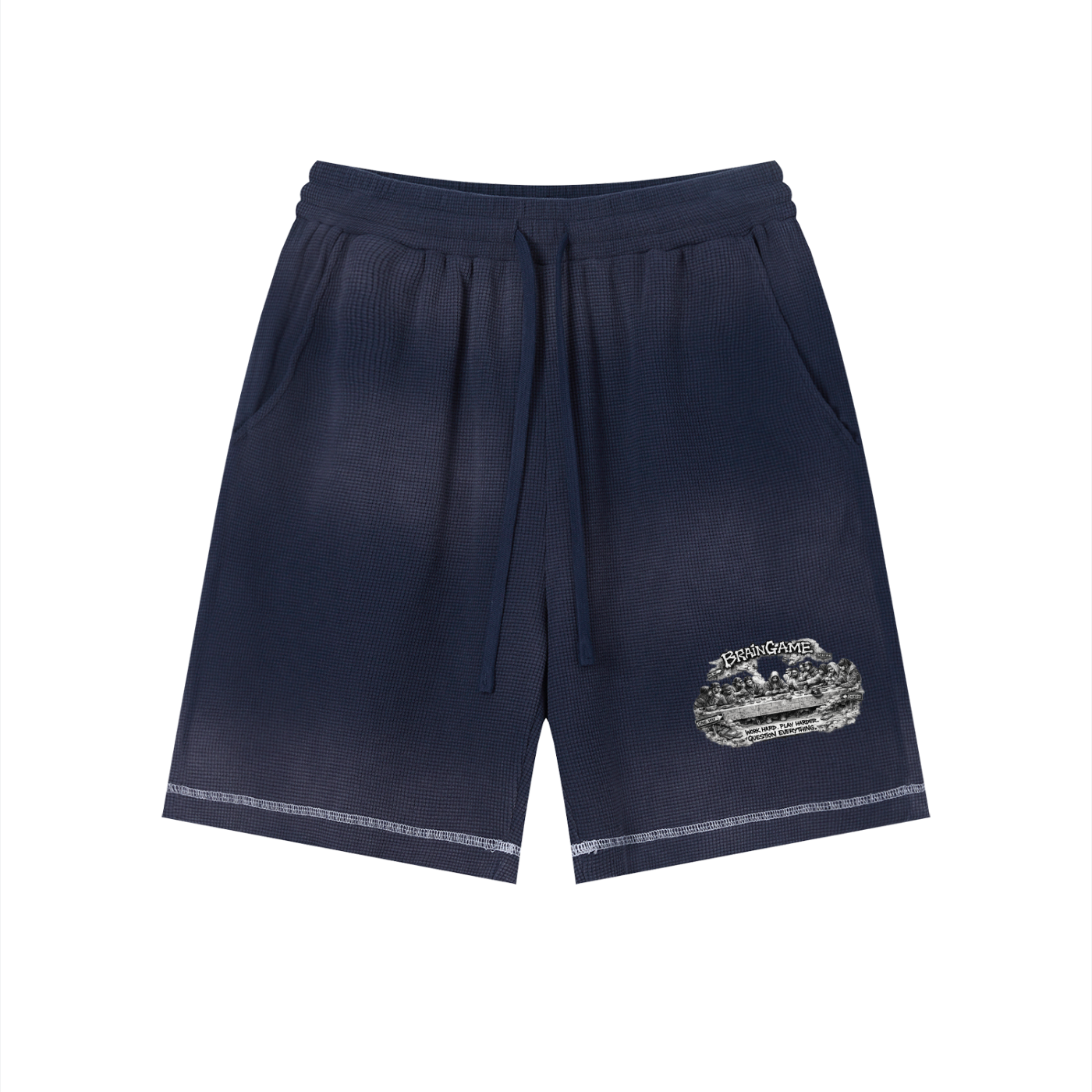 BG “First Supper” Waffle Shorts