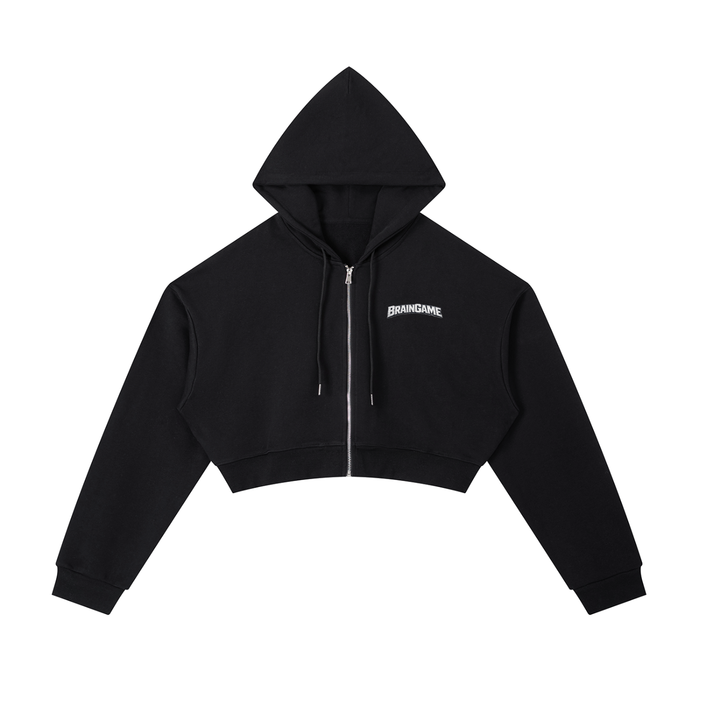 BG Women’s Essential Cropped Zip-Up Hoodie