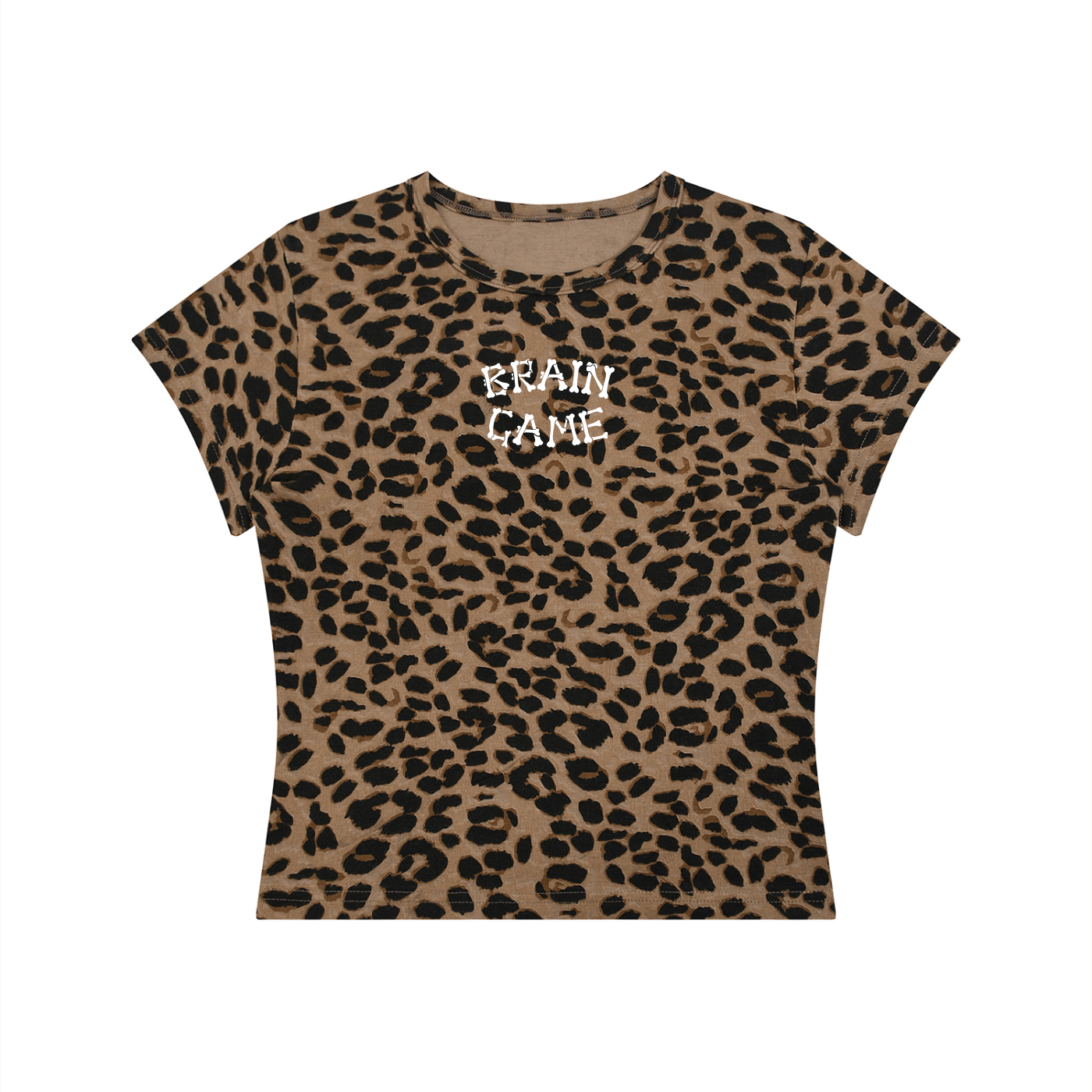 BG Women’s Leopard Crop T-Shirt