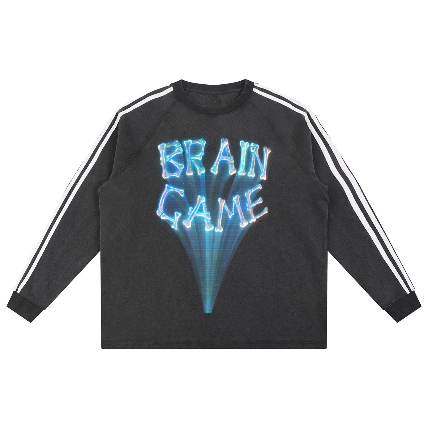 BG Snow Washed Contrast Tape Sweatshirt