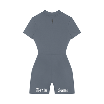 BG Women's Quarter-Zip Romper