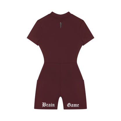 BG Women's Quarter-Zip Romper
