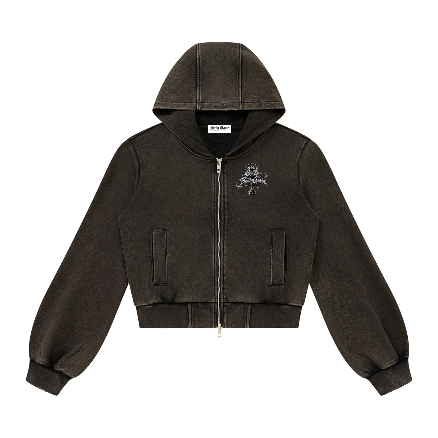 Women’s Vintage Wash Full Zip Hoodie