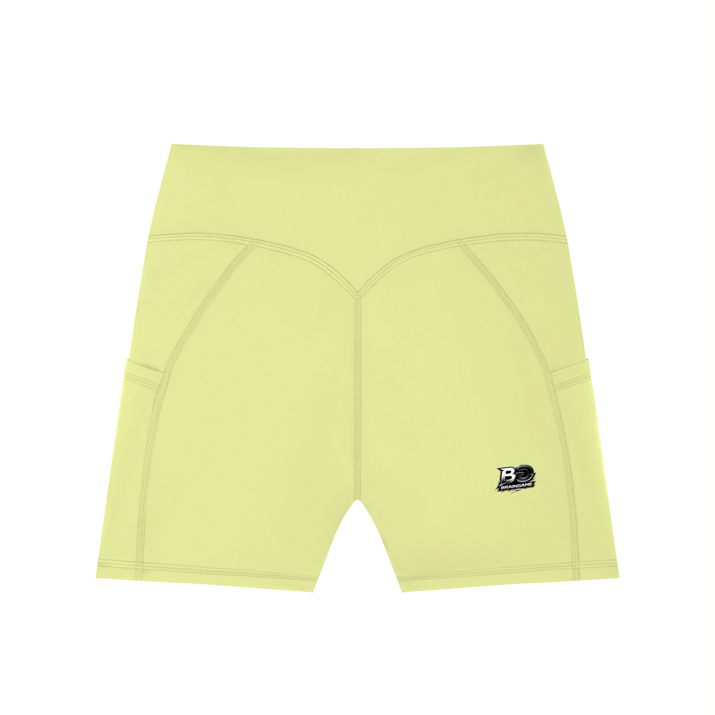 BG Women's High-Waisted Pocket Biker Shorts