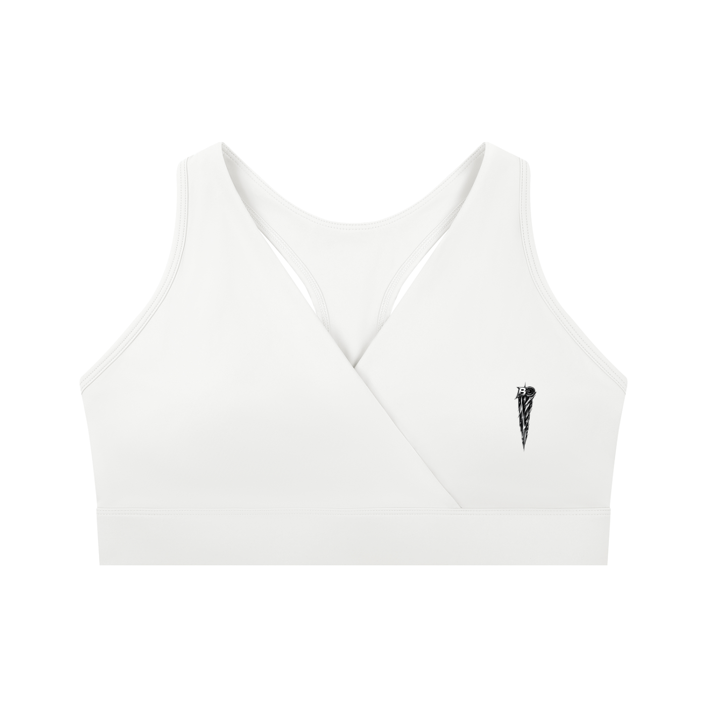 BG Women's “Crossover” V-Neck Sports Bra