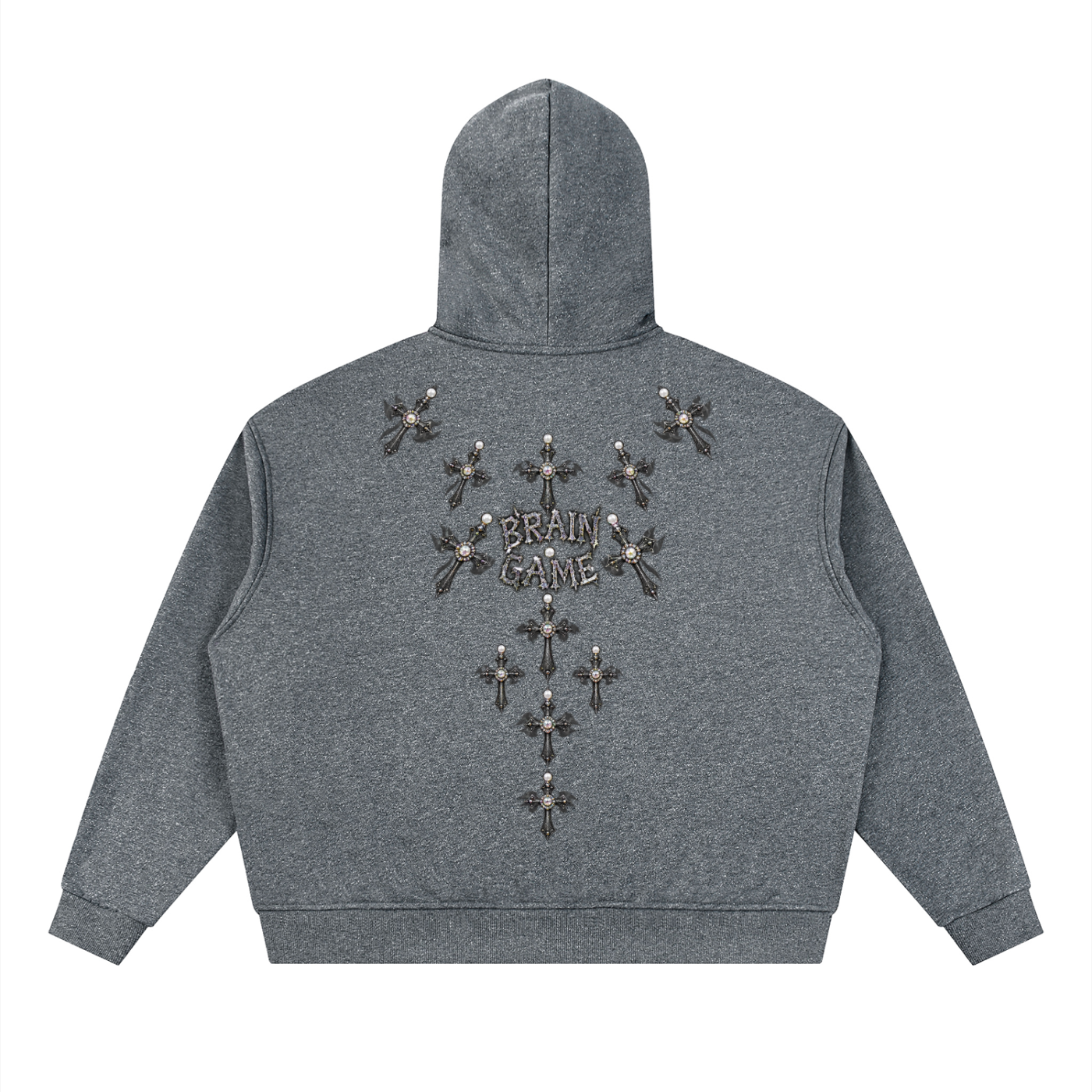 BG Unisex “BrainSpark” Sparkle Full Zip Hoodie