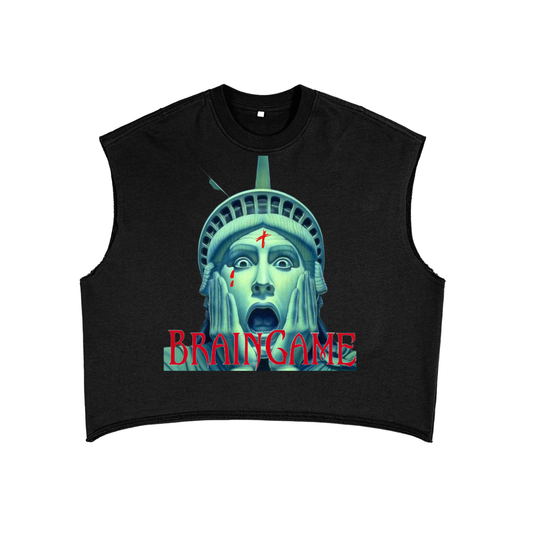 BG Blood Boxy Tank Top(French Terry)
