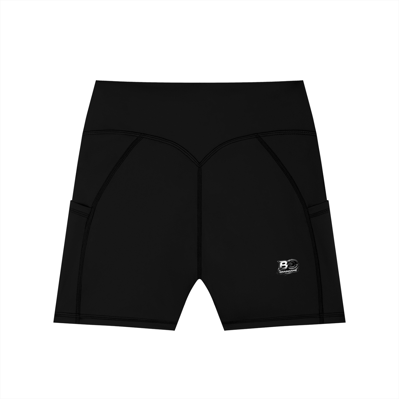 BG Women's High-Waisted Pocket Biker Shorts