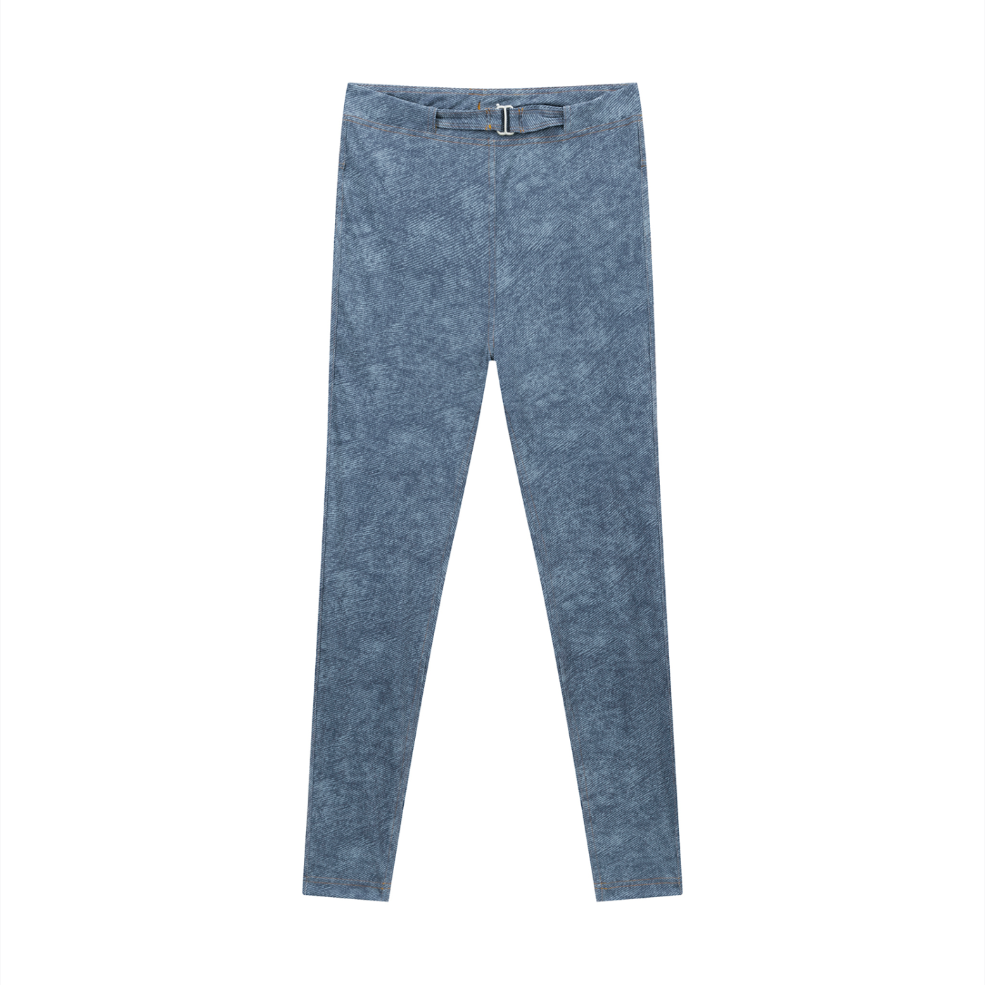 BG Women's Faux Denim Zip-Fly Leggings
