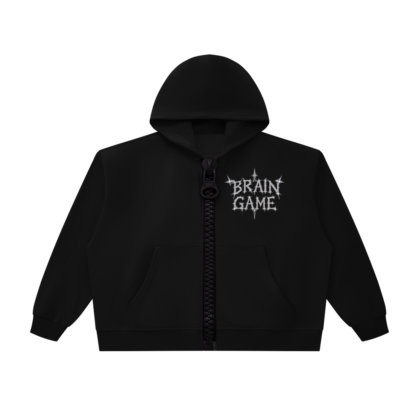 BG Oversized Chunky-Zip Hoodie