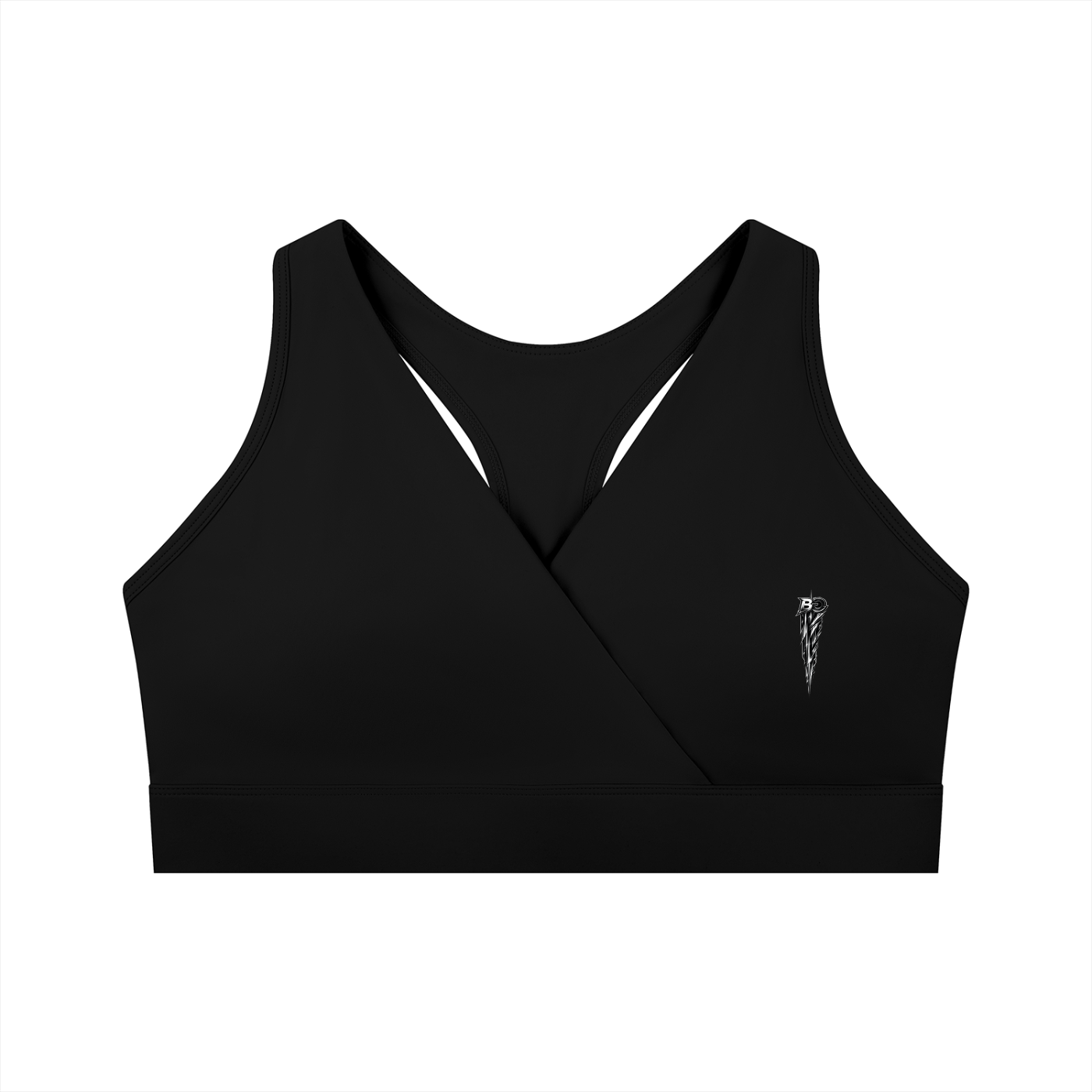 BG Women's “Crossover” V-Neck Sports Bra