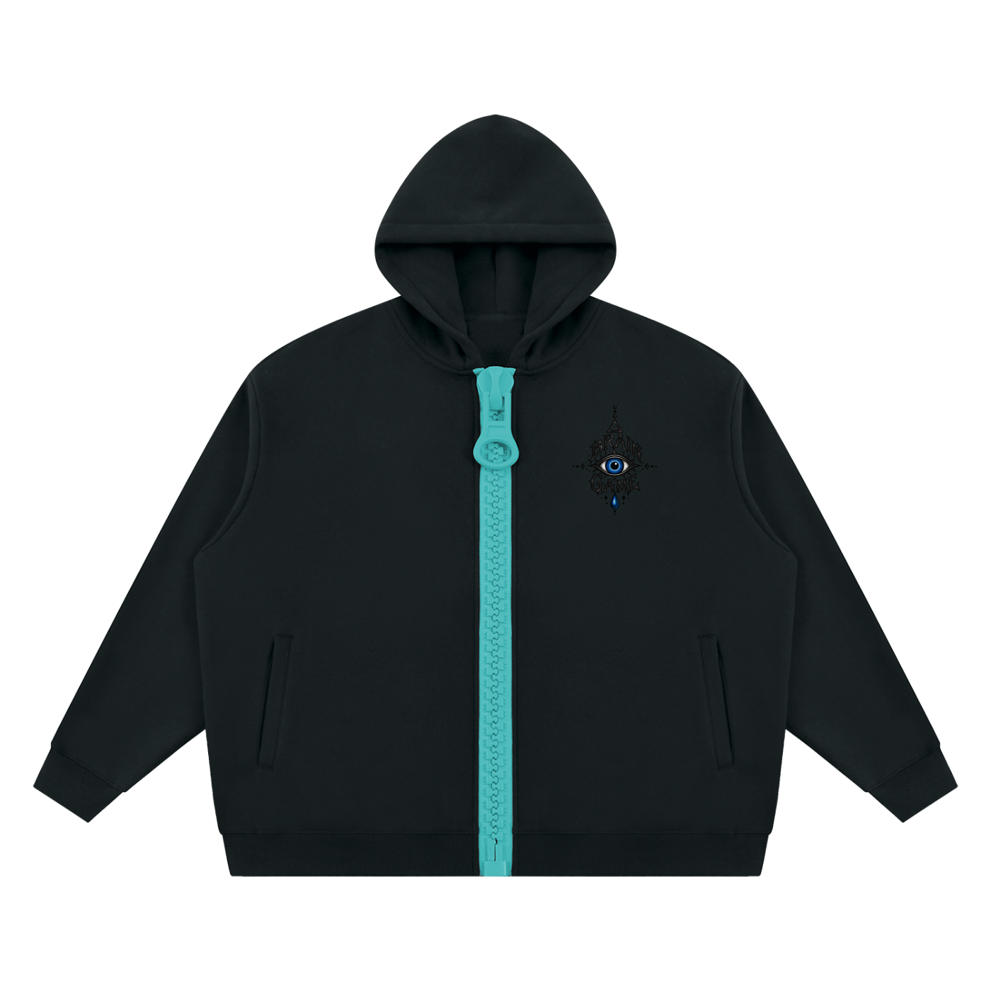 BG Unisex Oversized “Fat-Zip” Hoodie
