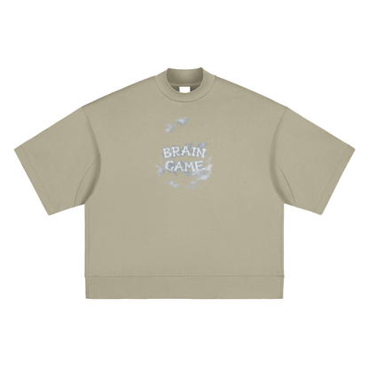 BG “Clouded” Heavy Mock Neck T-shirt
