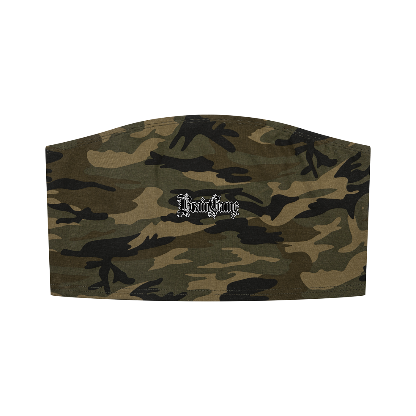 BG Women’s “Royalty” Camo Cropped Tube Top