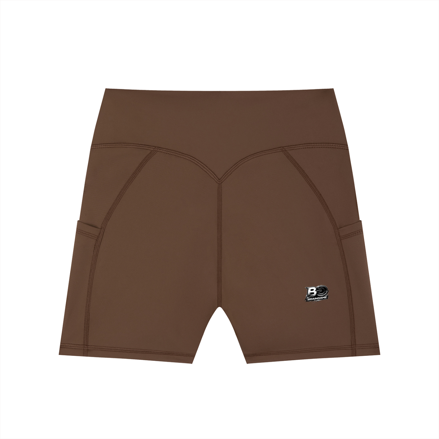 BG Women's High-Waisted Pocket Biker Shorts