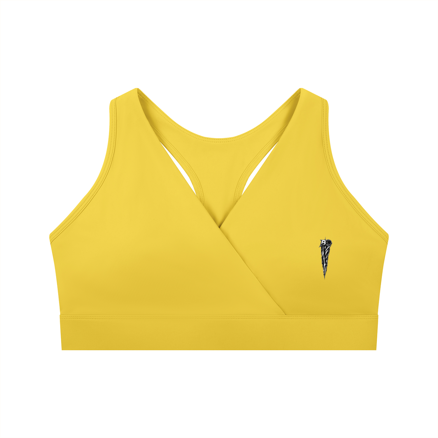 BG Women's “Crossover” V-Neck Sports Bra