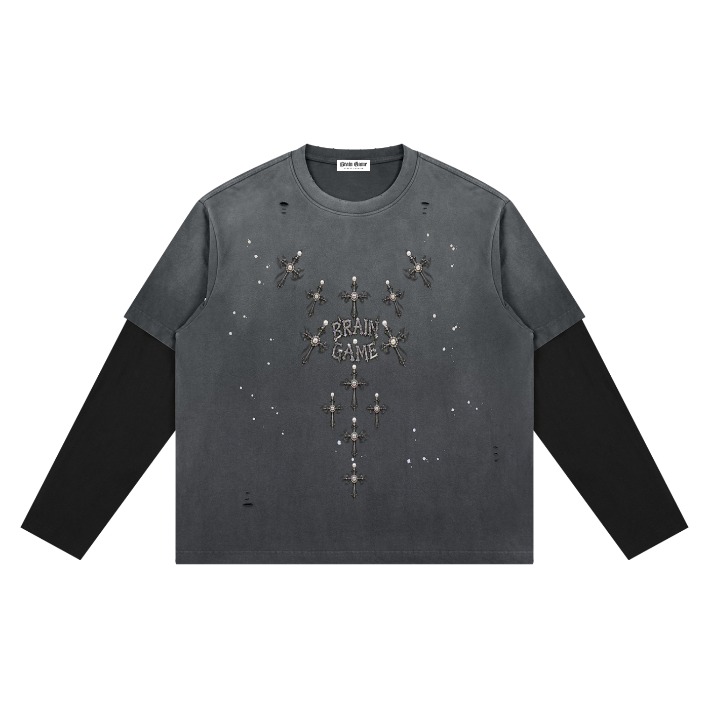 BG “Almighty” Distressed Layer T-Shirt