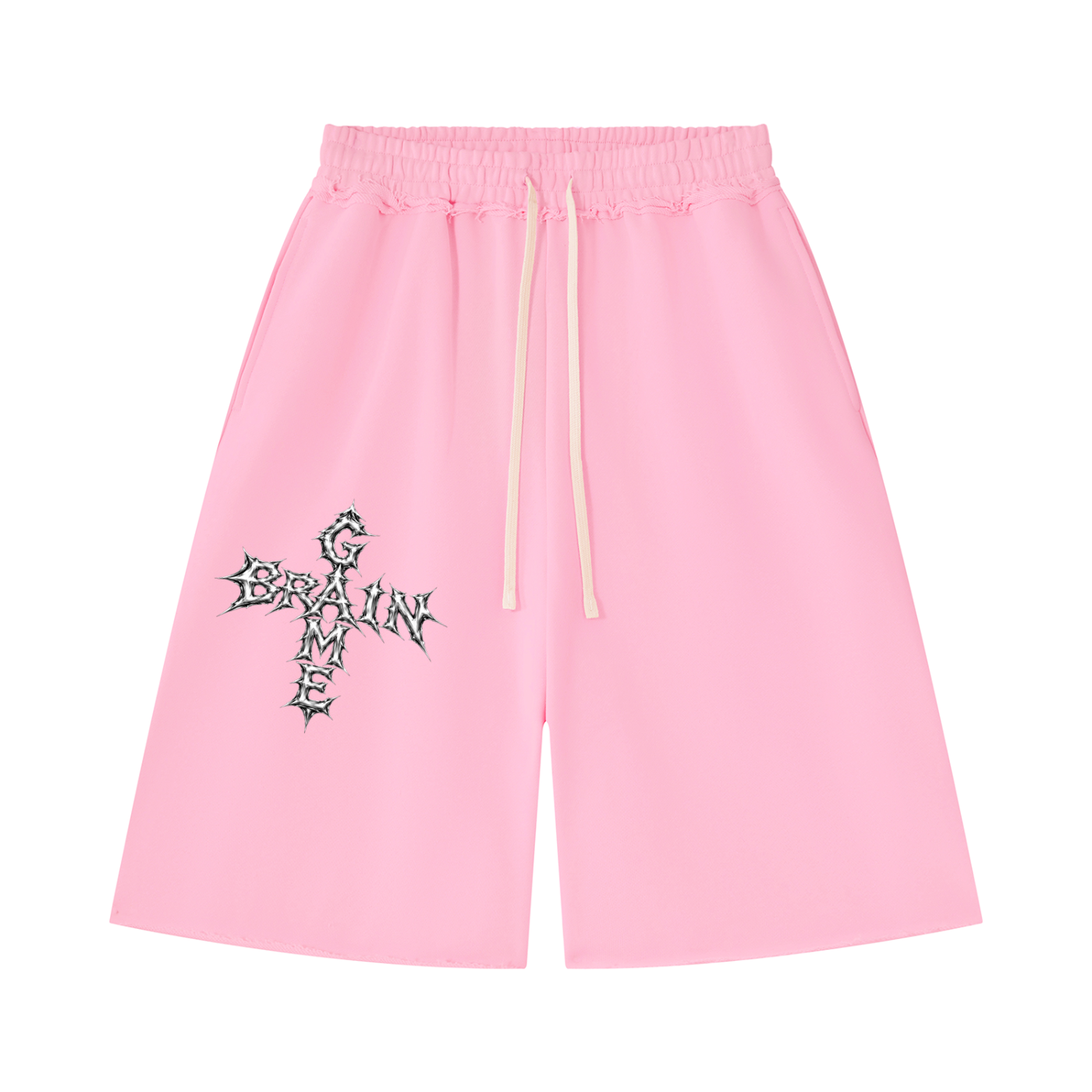 BG “Almighty” Heavyweight Raw Edge Shorts