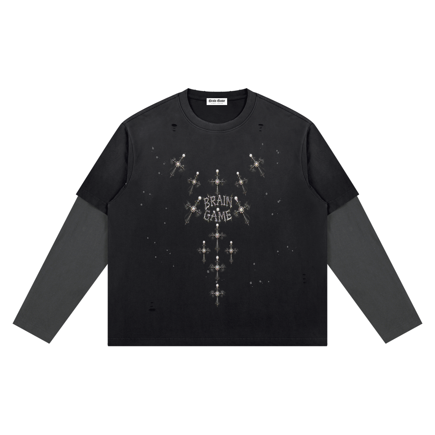 BG “Almighty” Distressed Layer T-Shirt