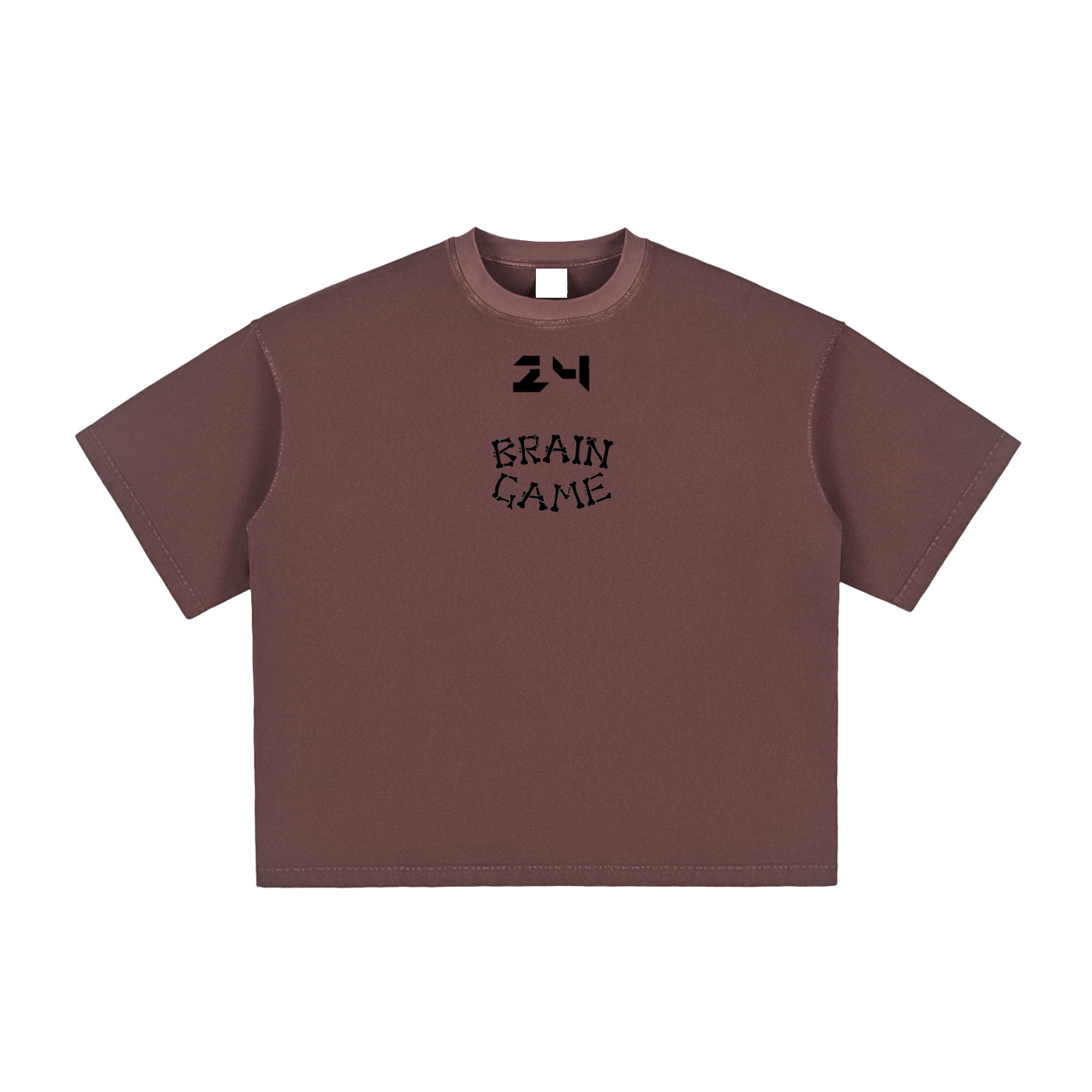 BG Vintage Washed T-Shirt(Boxy)