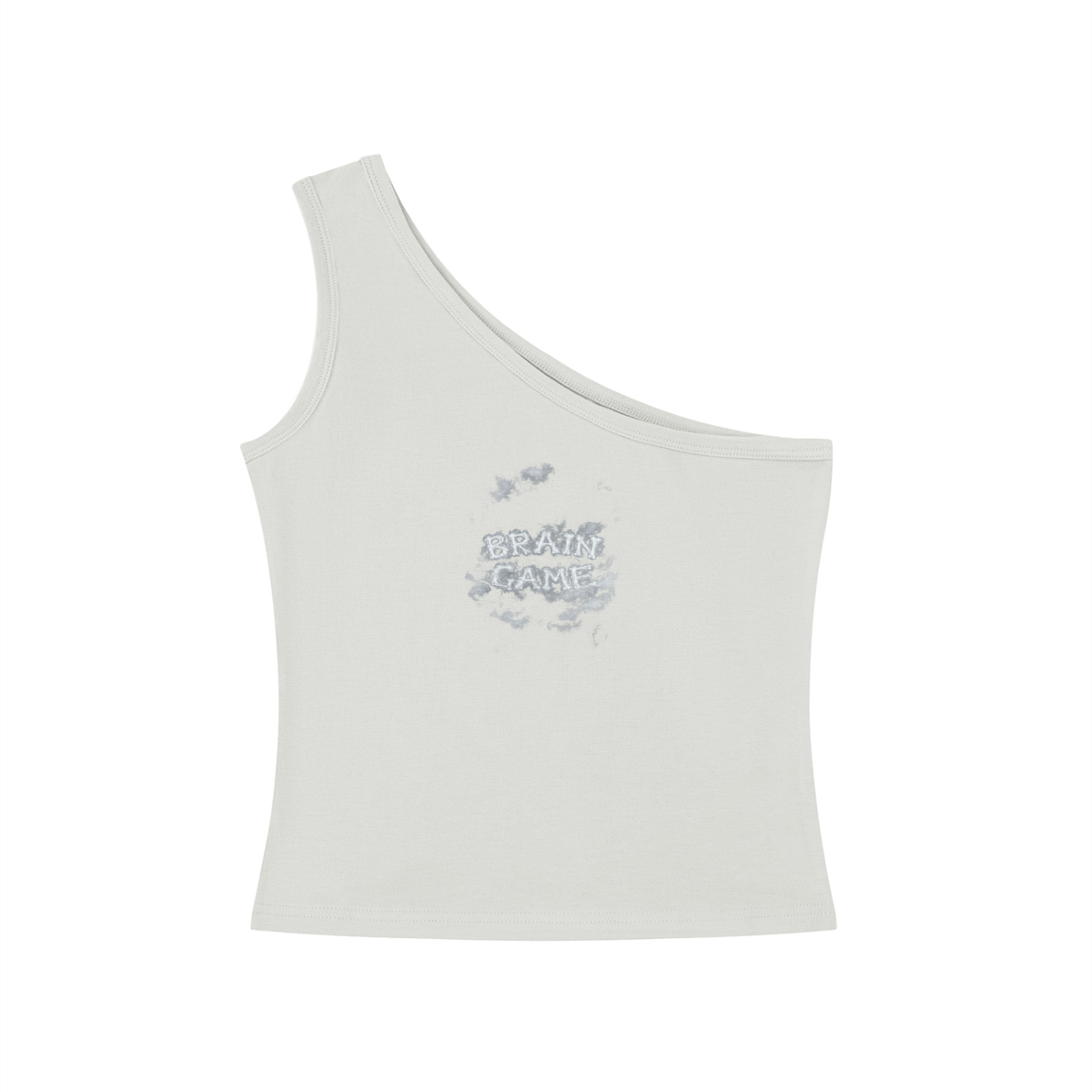 BG Women's One-Shoulder Crop T-Shirt