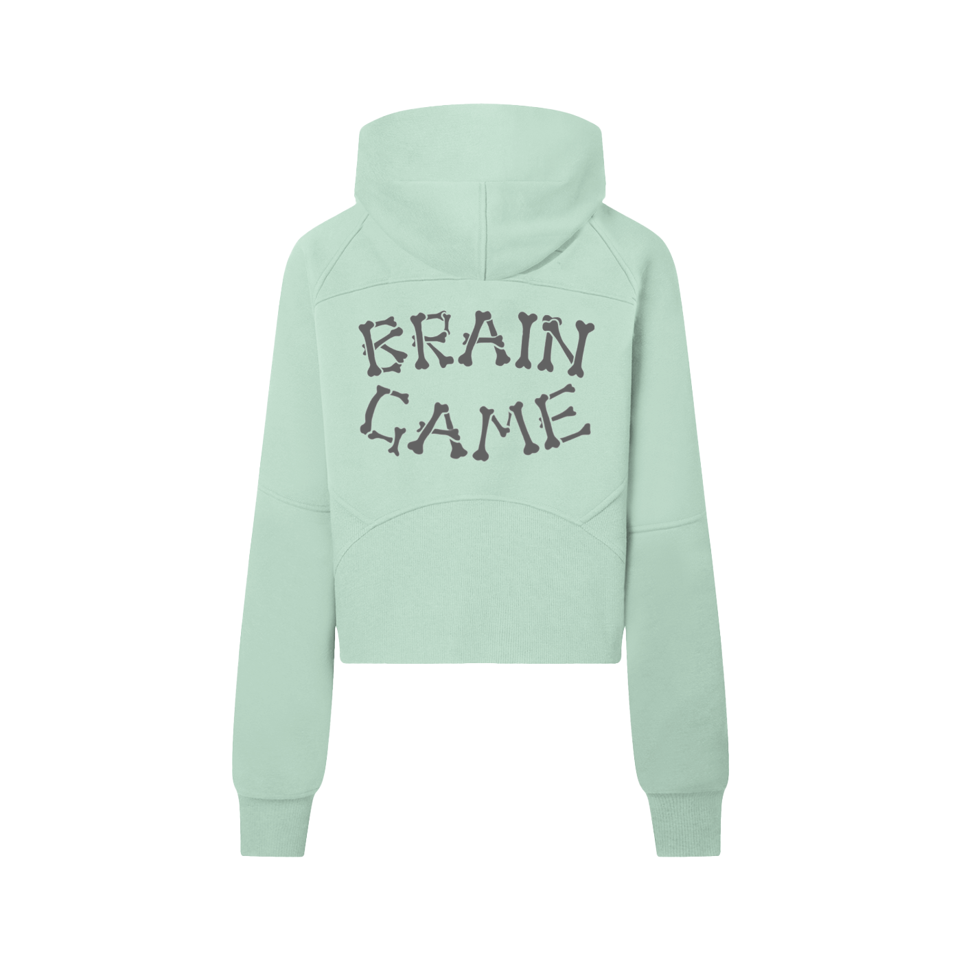 BG Womens Cropped Half-Zip Hoodie