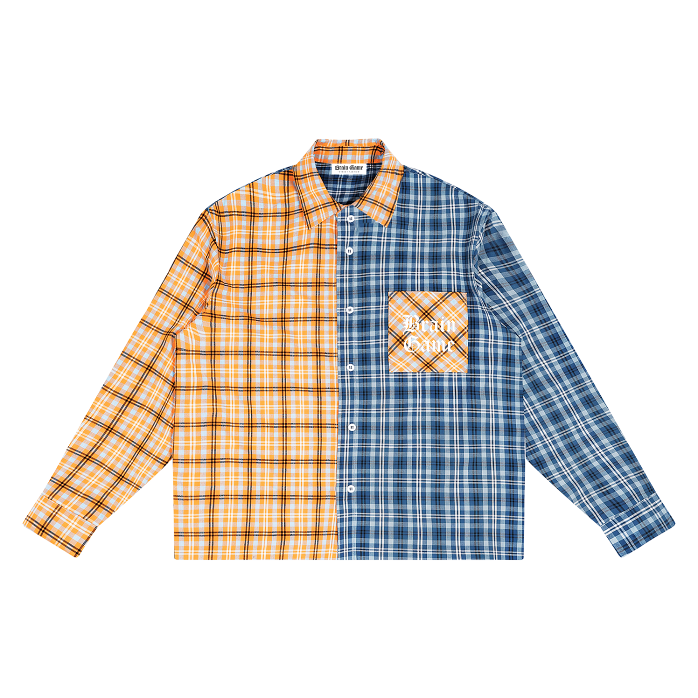 BG Unisex Oversized Plaid Shirt