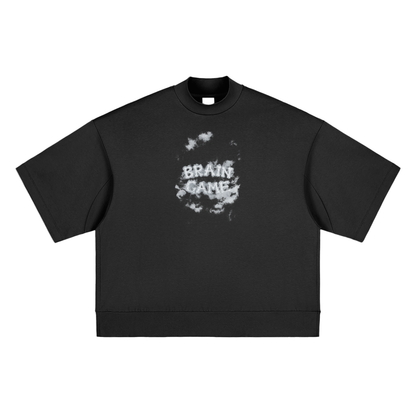 BG “Clouded” Heavy Mock Neck T-shirt