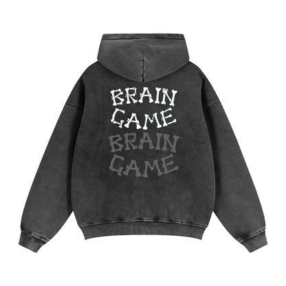 BG Zip Boxy Hoodie