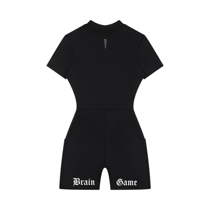 BG Women's Quarter-Zip Romper