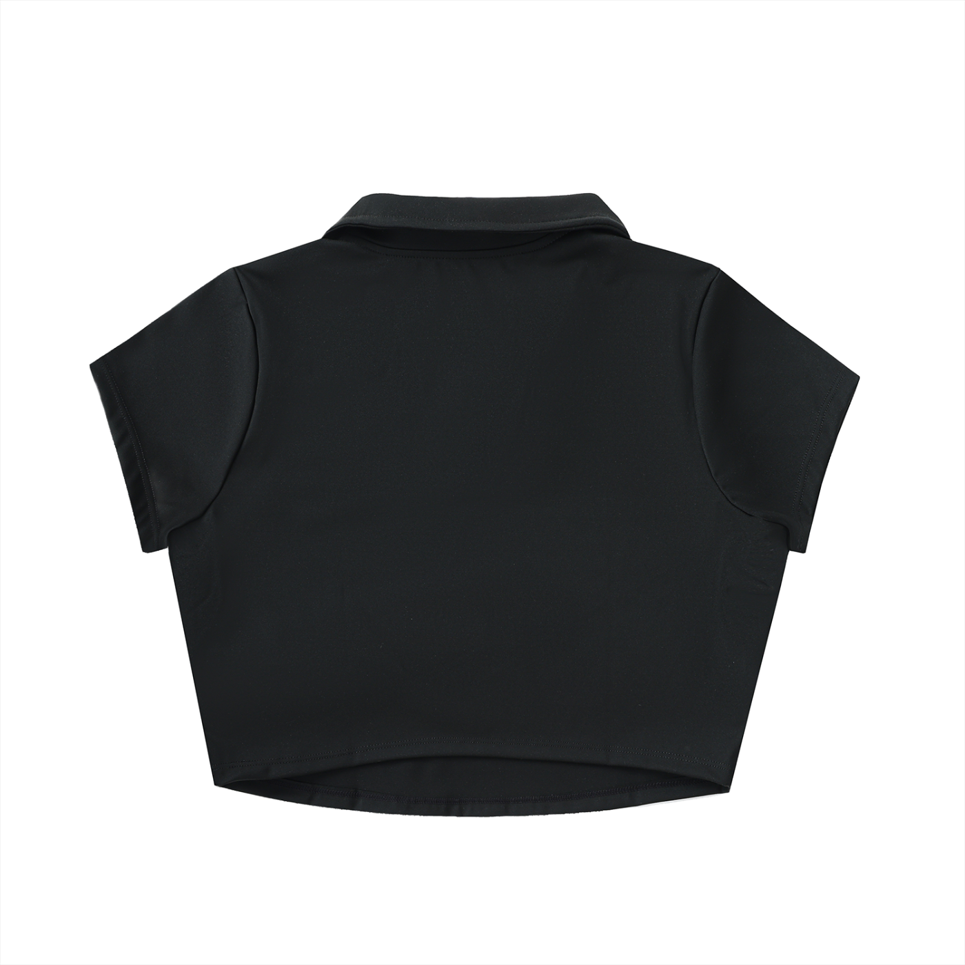BG Women’s V-Neck Lapel Crop Top