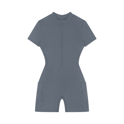 BG Women's Quarter-Zip Romper
